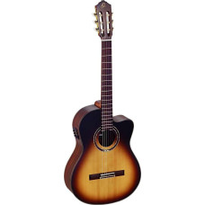 Ortega Feel Series RCE158SN-TSB Elektrifikuota klasikinė gitara su plonu kaklu - Tobacco Sunburst