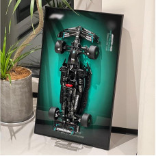 iLuane Lego Technic Mercedes-AMG W14 E Performance Racing Car Kit 42171 Wall Mount Wall Mount for Collectors Home or Office Decoration Gradient (Without Car)