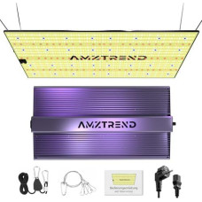 AMZTREND HP3000 Viso spektro LED auginimo lempos Auginimo žibintai kambariniams augalams 150 W lempa su 4 lygių pritemdymu 0%-100% Augalų apšvietimas auginimo palapinei 60 x 90 cm