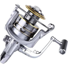 WaiDXn Luya Ganzmetall-Spinnrad, spezielle Angelrolle, schräge Öffnung, Seestange, Angelrad, Angeln (2000)