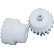 GTPBAO 2 vnt. 0,5 modulio 42 dantų plastikinis galvos apdangalas, 22 mm skersmens, cilindrinis krumpliaratis su žingsniu 0,5 m, 42 dantys, tiesūs dantys, vairavimo įtaisai (5 mm skylė)