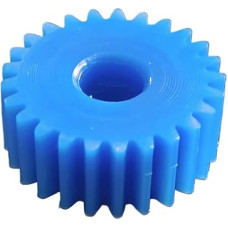GTPBAO 1 Stück 2 Module zylindrisches Zahnrad, 20 mm dickes Ritzel, 10 mm Prozessloch, 2 m gerade Zähne, flaches Stirnrad, blaues Nylon-Ritzel Lenkungshardware(44 dantys)