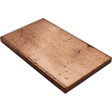 WUDOLI flaches Blech Flache Kupferplatte T2 Cu 99,5% Metall 45 mm 50 mm 55 mm 60 mm 60 mm 65 mm 70 mm quadratische Materialien (Dydis : 50x60x50mm 1 vnt.)