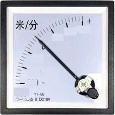 IndusTradCorp YT96 10 V teigiamas ir neigiamas Drehzahlmesser 1500 U/min bidirektionaler 1000-Meter-Messgerät ± 200 m/min Drehzahlmesser(-50M to 50M 10V)