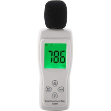 AS804 Digital Sound Level Meter, Noise Tester Monitor, 30-130dBA Audio Decibel Noise Decibel Monitor, Noise Level Meter, Portable Decibel Meter Recorder