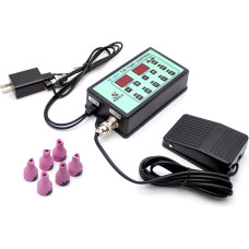 Toplionace SL-KV7 Argon Arc Welding High Precision Time Pulse Regulator with Foot Pedal, DIY Cold Welding Machine Made of Stainless Steel, Modified Cold Welding Machine (SL-KV7, with Pedal)