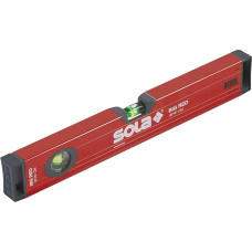 SOLA LSB16 Big Red Aluminium Box Bar Level with 2 60% Magnified Vials, 16 Inch