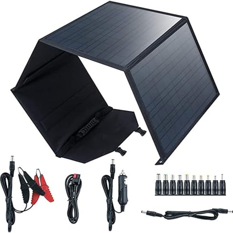 Sonnenkollektor, Solarpanel Monokristallin 80W Solar Faltpaket Solarpanel Solar Power Panel Ladepanel