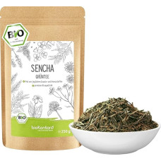 Green Sencha Tea Organic 250 g I Loose and Cut I Aromatic Organic Sencha Green Tea I 100% Natural I bioKontor