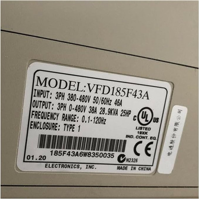 VFD185F43A in versiegelter Box VFD185F43A Skubiai