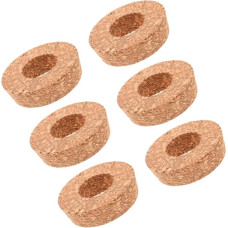 Cabilock 6 Stück Teiliges Hydrokultur Korkdeckel mit Mittelloch für Vasen Propagation Tube Cork Lid für Hydroponische Pflanzen Platzsparend Dekorativ Langlebig aus Kork