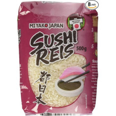 MIYAKO Sushi Rice Round Grain Pack of 8 (8 x 500 g)