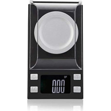 Electronic scale, digital kitchen clothes cables, milligram scale, digital jewellery weapon powder scale for reloading microgram scale with back-litre LCD display (size : 100g/0.001g)