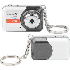 Daumenkamera HD-Video, DV-, Klare und Flüssige, Kompakt und Praktisch, mit Verschiedenen Funktionen für Bewegungserkennung und Hochgeschwindigkeitsverbindung (Silber grau)