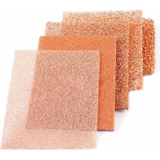 Aukštos temperatūros porceliano kupferschaum - 0,1-10 mm skersmens, 60-98 % poringumas, aukštos kokybės elektrodenmedžiaga, 1 vnt.(1mmx200mmx240mm)