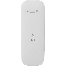 USB Modem Dongle Router, Portable 4G LTE USB WLAN Router with SIM Card Slot, Portable Mobile Travel Hotspot Internet Device for Smartphone, Tablet, Laptop, Up to 10 Devices