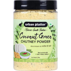 Green Velly Indian Urban Plate South Indian Style Instant Coconut Chutney Powder 200g [Nariyal ki Chutney Just Add Water]