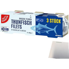 Geros ir pigios tuno filė savo sultyse (3 x 80 g tūbelė) + usy blokas