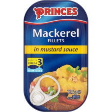 Princes Makrelenfilets in Senfsauce (125g) - Pakuotė su 2