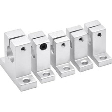 JOCCOS Linear Optical Axis SK Vertical Support Aluminium Alloy Bearing Frame Polished Rod Holder SK 8 mm to 60 mm (Size : Sk12 mm)