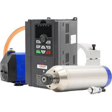 ER20 D80 Metall-Spindelmotor-Kit mit Wasserkühlung, 2,2 kW(800Hz-24000rpm,380v fast)