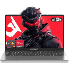 ACEMAGIC Ryzen 7 7735HS žaidimų nešiojamasis kompiuteris, iki 4,8 GHz, 16 GB RAM, 512 GB SSD, 16 colių FHD ekranas, nešiojamasis kompiuteris su apšvietimu, 