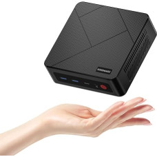 origimagic C4 Mini PC, AMD Ryzen 5 3550H (up to 3.7GHz), 16GB DDR5, 512GB SSD, Support Triple Display 4K, WiFi 5/BT5.0/Dual Ethernet, Mini Desktop for Home Office