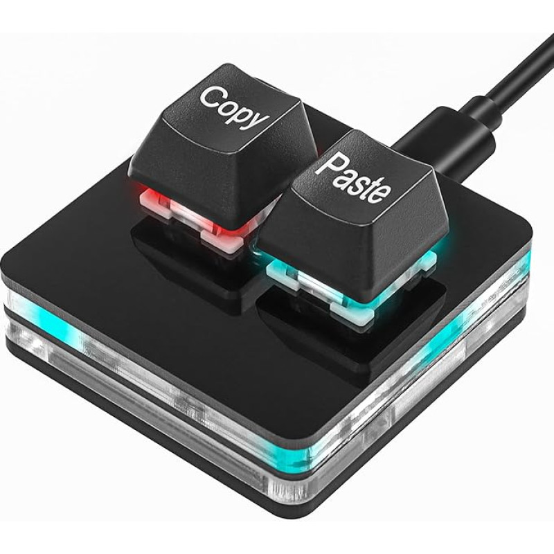 SinLoon USB mini 2 mygtukų kopijavimo ir įklijavimo klaviatūra, OSU klaviatūra, 