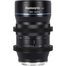 SIRUI 35mm F1.8 1.33X APS-C Anamorphic Cinema Film Lens (MFT Connector + E-mount Adapter) for GH5, GH6, BMPCC, a6000, a6400, ZV-E10, FX30