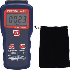 Skaitmeninis saulės energijos matuoklis, saulės energijos matuoklis, saulės šviesos testeris su duomenų laikymo funkcija, laikymo funkcija, skirta saulės tyrimams, meteorologijai