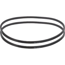 sourcing map 3L320 Classic gewickelter Gummi-Keilriemen, 813 mm Außenumfang, 3L-Profil-Keilriemen, 0,95 cm Breite 2,2 cm Höhe, 2 Stück