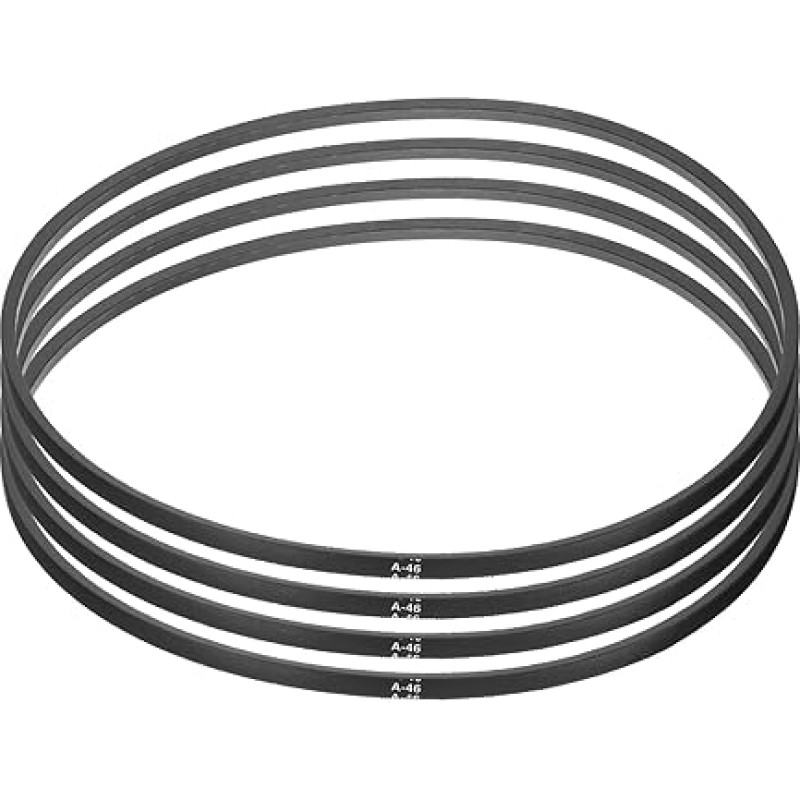 tiekimo žemėlapis 4 vnt. pakuotė A46 arba 4L480 klasikiniai suvynioti guminiai V formos diržai 1168 mm ilgio