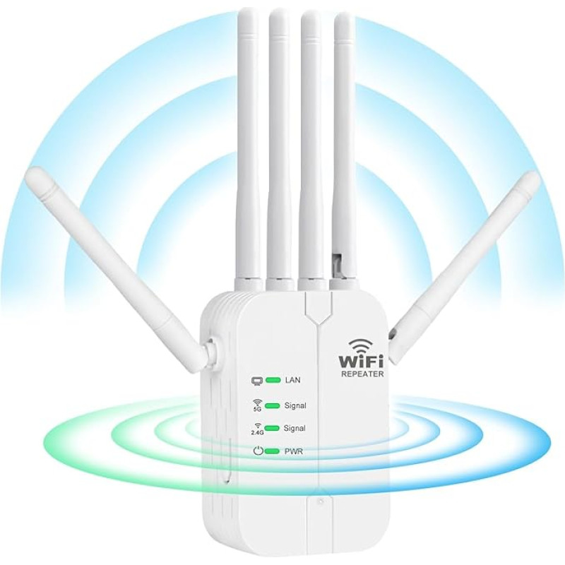 WLAN kartotuvo stiprintuvas 