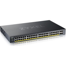 Zyxel Nebula Gigabit Ethernet Smart Managed Switch with 48 Ports, Four 10G SFP+ Slots and Hybrid Cloud Mode [XGS1935-52]
