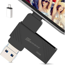 USB atmintinė mobiliajam telefonui 256 GB atminties kortelė USB 3.0, tinkama 