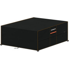 HEIMUNI danga sodo baldams Neperšlampamas rotango baldų dangtis Žiemai atsparus 420D Oksfordo audinio svetainės baldų dangtis Apsauginis tentas, skirtas sėdimųjų vietų grupei, sodo poilsio kambariui, 210 x 210 x 90