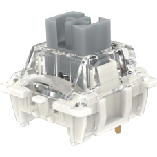 kutethy Gateron G Silver Pro 3.0 Switch Pre-Lubricated 3 Pin RGB SMD Linear Dustproof Single Spring Switch for Gaming Mechanical Keyboard (108 Pieces, Pro Silver 3.0)