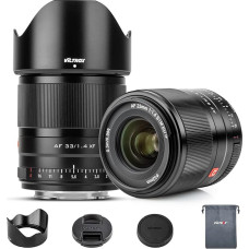VILTROX 33 mm F1.4 plataus kampo automatinio fokusavimo objektyvas, skirtas 