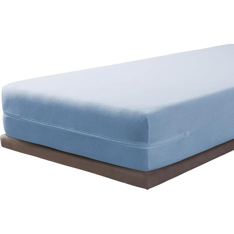 SAVEL 275 cm frotinis rankšluostis iš 100 % medvilnės, elastingas - mėlynas
