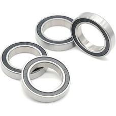 6802RS 15x24x5mm Lager 6802 Chrom Stahl Gummi Dichtungslager Dünnwandige Lager 5 STÜCKE