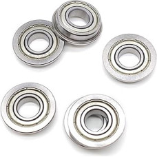 F6903ZZ Flanschlager 17x30x7 mm doppelt geschirmt Rillenkugellager mit Flansch F6903 Z ZZ Kugellager F6903-2Z F6903Z 4 Stück
