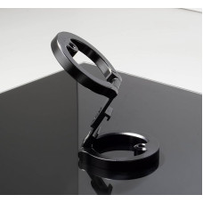 Amlanpin Doppelte magnetische Handyhalterung, kleines Problem mit 1/4-Zoll-20-Gewinde, andere Funktionen, voll funktionsfähig, Fitnessstudio, magnetischer Telefonständer für das Auto (schwarz)