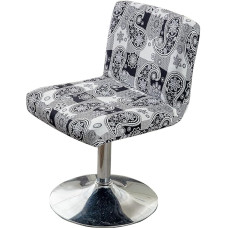 Baro taburetės apima kėdės dangtelį Baro taburetė Baro kėdės dangtelis Aukščio taburetės kėdės dangtelis Baro kėdė Slipcovers Baro kėdžių dangteliai Įtempimo virtuvės skaitiklis 6 juodos ir baltos spalvos rinkinys