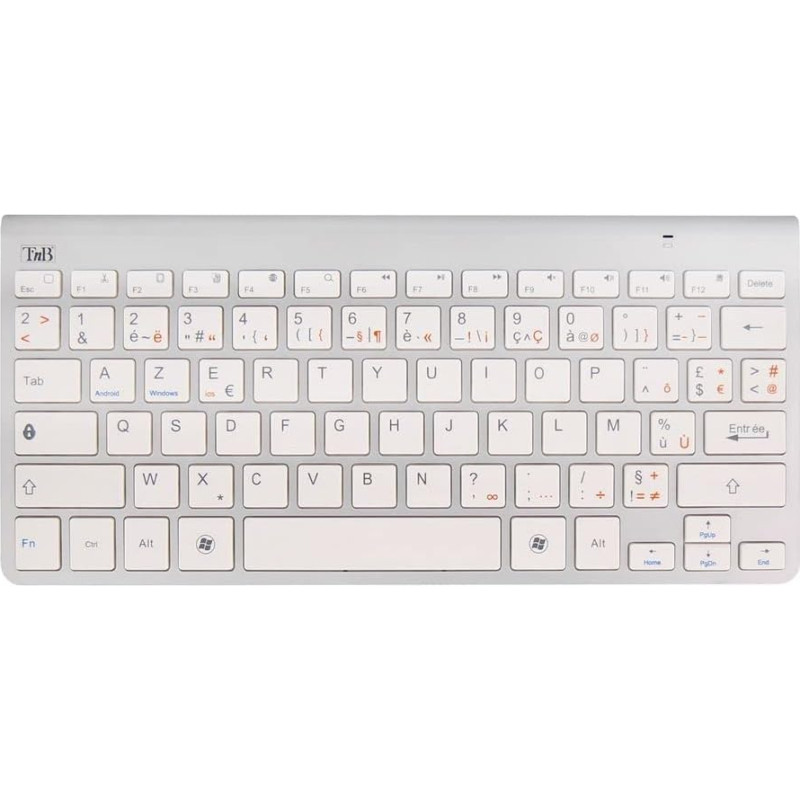 BLUETOOTH KLAVIATŪRA F.PC- SILV.