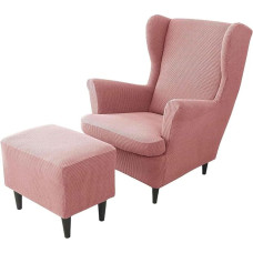 MTHGH Fotelio apsauga, sofos dangteliai, sparno kėdės dangtelis, fotelio dangtelis, apsauginis kėdės dangtelis, sofos dangtelis, kėdžių dangteliai, tempimo dangtelis, ausies atlošo kėdė (#4.3 vienetų pakuotė)