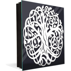 50 raktų spintelė ir lenta su sausuoju trintuku viename K11 Keltų gyvybės medis