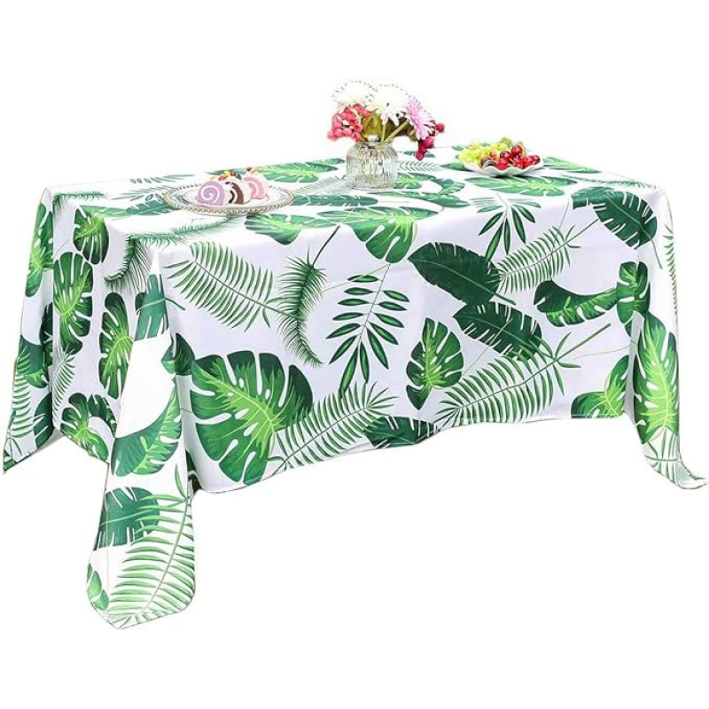 Amžinasis grožis Recatngle palmių lapų staltiesė vidaus lauko purslų įrodymas kiemo sodo šalis BBQ 52 x 70 colių