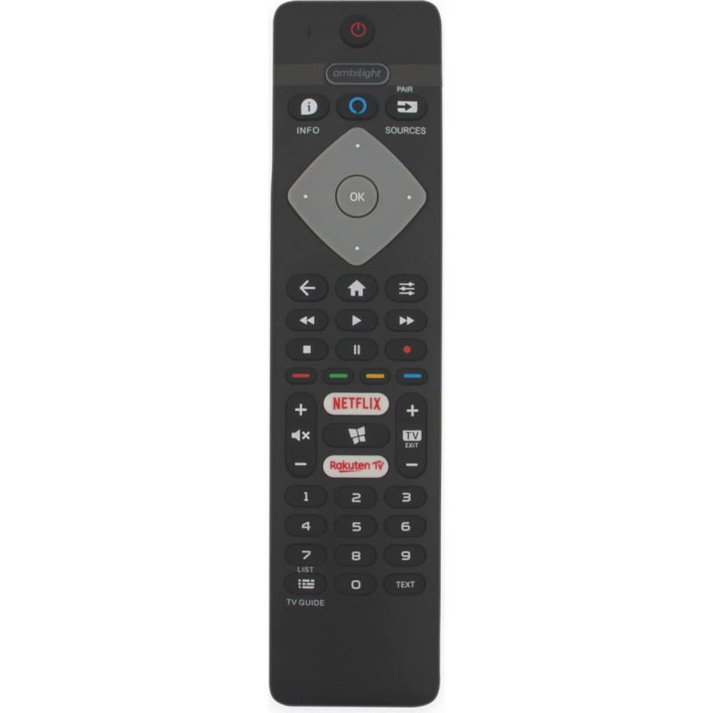 VINABTY RC4154405/01R Remote Control Replacement Suitable for Philips 4K TV 43PUS7805 55PUS7805 43PUS7855 50PUS7855 58PUS7855 50PUS8105 65PUS7805 43PUS8105 55 PUS785 5 50PUS7805 58PUS7805 55OLED754