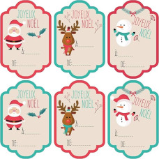 Self Adhesive Christmas Stickers, 20 x 20 cm