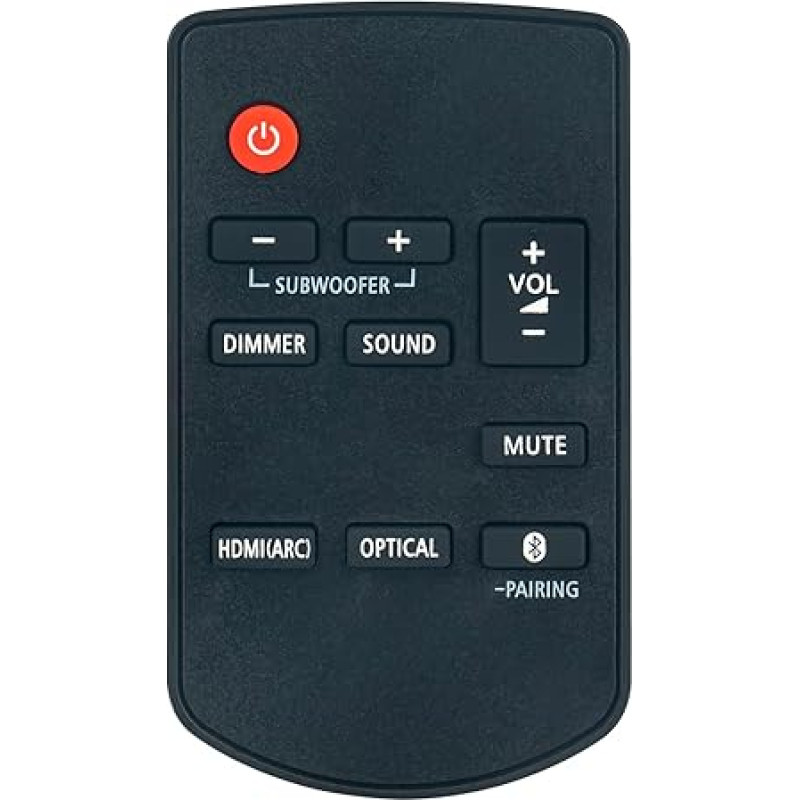 VINABTY N2QAYC000126 Replacement Remote Control for PANASONIC SC-HTB250 SC-HTB258 SU-HTB250 SU-HTB250EBK SU-HTB250EGK SUHTB250 SUHTB250EBK SUHTB250EGK SUHTB250GNK SU C-HTB25 4 SU-HTB254 SU-HTB258